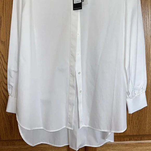 NWT Karl Lagerfeld Paris lady’s shirt 100% cotton size M - Picture 6 of 7